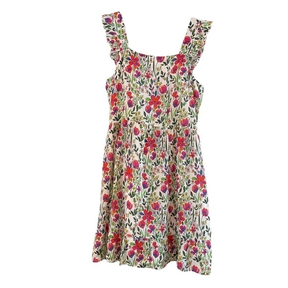EGG New York “Melody” sleeveless dress with multicolor wildflower floral print - Picture 2 of 7